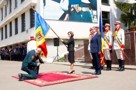 Maia Sandu a participat la ceremonia aniversării a 30-a de la fondarea Marelui Stat Major al Armatei Naționale